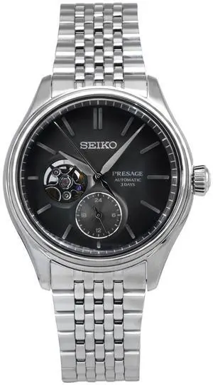 Seiko Presage Classic Black Dial Dress Automatic 100M Men's Watch SPB471J1