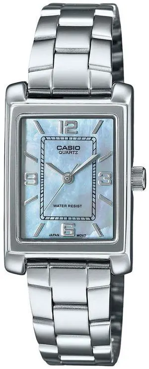 Casio Analog Mother Of Pearl Dial Casual Quartz Women's Watch LTP-1234DS-2A