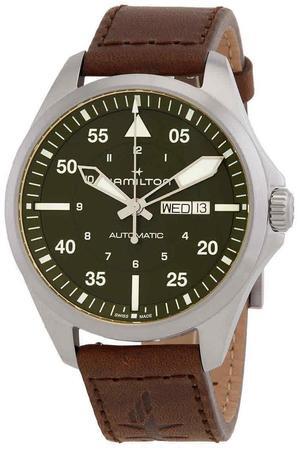 Hamilton Khaki Green Dial Automatic Sports 100M Men's Watch H64635560