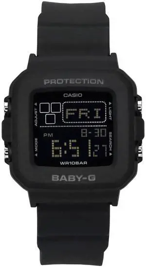 Casio Baby-G Digital Resin Strap Black Dial Quartz BGD-10-1 100M Women's Watch