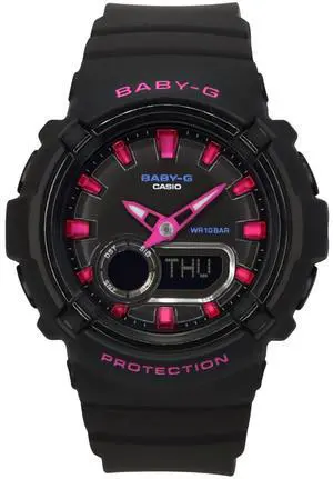 Casio Baby-G Black Dial Quartz Sports 100M Women's Watch BGA-280DN-1A