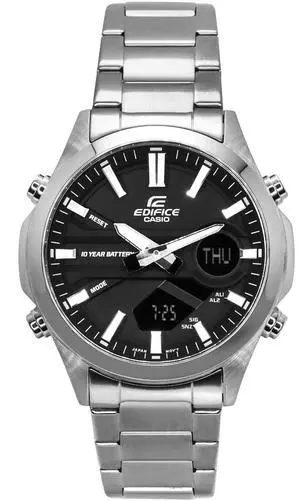 Casio Edifice Analog Digital Black Dial Quartz EFV-C120D-1A 200M Men's Watch