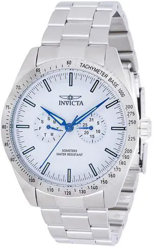 Invicta Specialty Stainless Steel White Dial Quartz 45975 Men's Watch