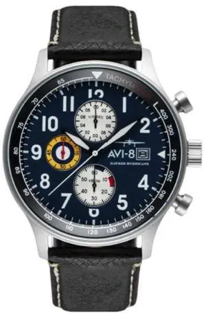 AVI-8 Hawker Hurricane Chronograph Blue Dial Quartz Men's Watch AV-4011-0I