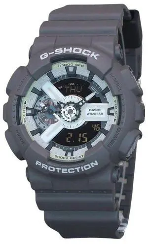 Casio G-Shock Grey Dial Quartz Sports 200M Men's Watch GA-110HD-8A