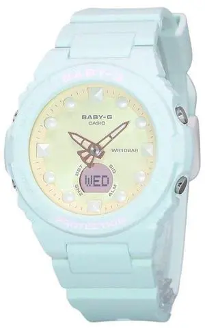 Casio Baby-G Yellow Dial Quartz Sports 100M Ladies Watch BGA-320FH-3A