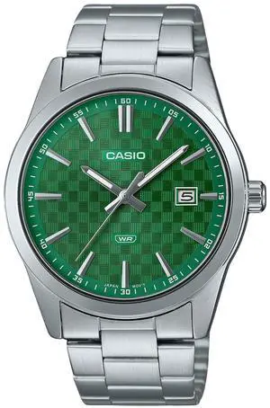 Casio Standard Green Dial Quartz Casual Men's Watch MTP-VD03D-3A1