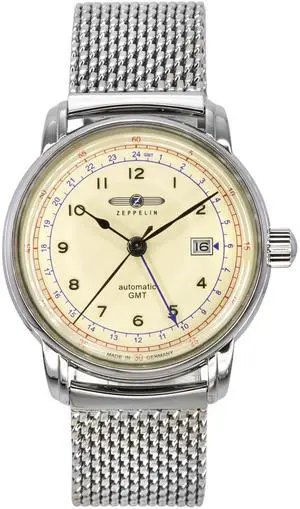 Zeppelin LZ 126 Beige Dial Automatic Casual Men's Watch 7668M5