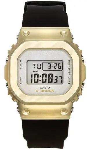 Casio G-Shock Digital Resin Strap Quartz GM-S5600BC-1 200M Women's Watch