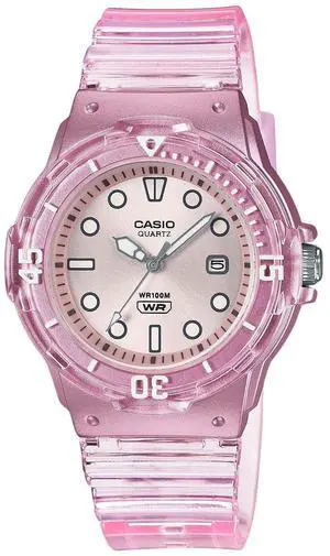 Casio POP Silver Dial Quartz Sports 100M Ladies Watch LRW-200HS-4EV
