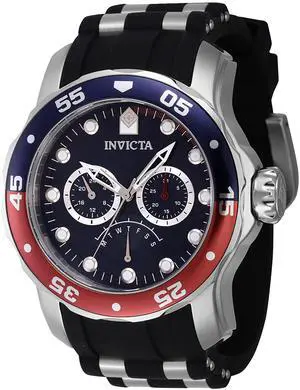 Invicta Pro Diver Retrograde GMT Blue Dial Quartz 100M Men's Watch 46968