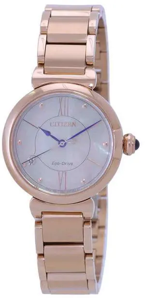 Citizen L Series Mother Of Pearl Dial Eco-Drive Dress Ladies Watch EM1073-85Y