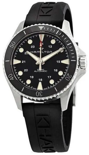 Hamilton Khaki Black Dial Automatic Diver's 300M Men's Watch H82515330