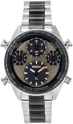 Seiko Prospex Brown Dial Chronograph Solar 100M Men's Watch SFJ005P1