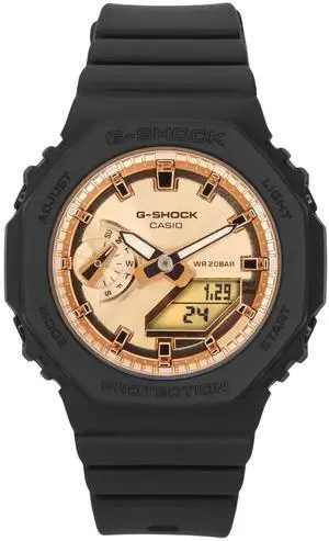 Casio G-Shock Rose Gold Dial Sports Quartz 200M Ladies Watch GMA-S2100MD-1A