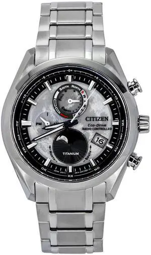 Citizen Eco-Drive Tsuki-yomi Super Grey Dial Sports 100M Men's Watch BY1010-81H
