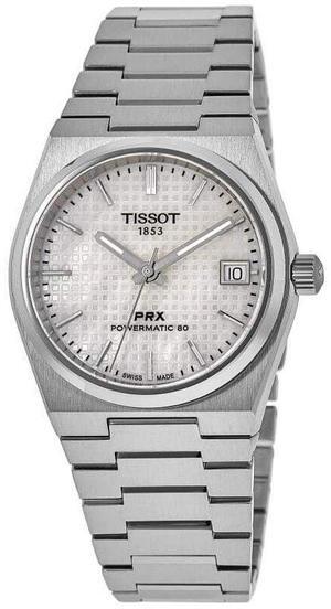 Tissot PRX White Dial Automatic Dress 100M Unisex Watch T137.207.11.111.00