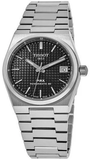 Tissot PRX Black Dial Automatic Dress 100M Unisex Watch T137.207.11.051.00
