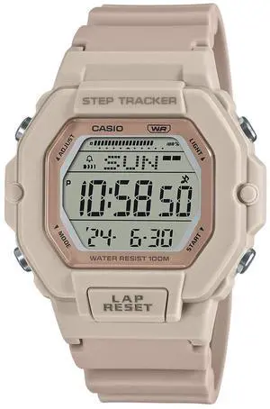 Casio Standard Digital Step Tracker Resin Strap Quartz LWS-2200H-4 Unisex Watch