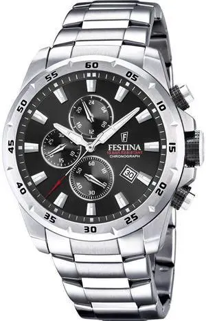 Festina Sport Chronograph Black Dial Quartz 100M Men's Watch F20463-4