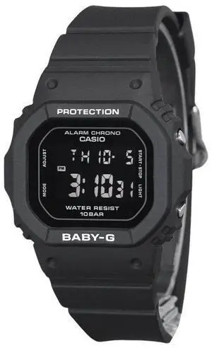 Casio Baby-G Digital Black Resin Strap Quartz BGD-565U-1 100M Women's Watch