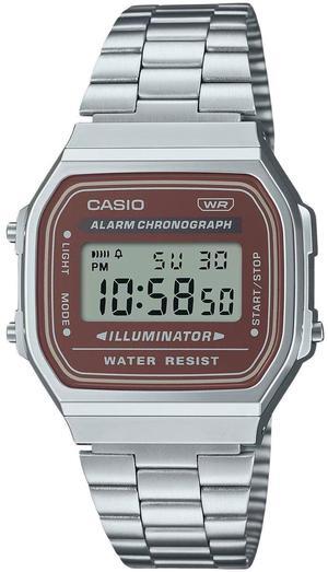 Casio Vintage Digital Stainless Steel Bracelet Quartz A168WA-5A Men's Watch