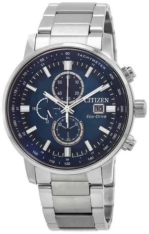 Citizen Eco-Drive Chronograph Blue Dial 100M Men's Watch CA0840-87L