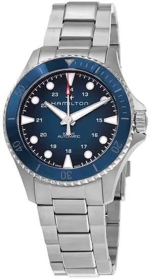 Hamilton Khaki Navy Scuba Blue Dial Automatic Diver's 300M Men's Watch H82505140
