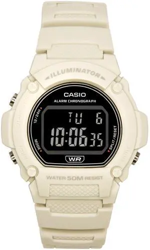 Casio Standard Black Dial Sports Quartz Men's Watch W-219HC-8B