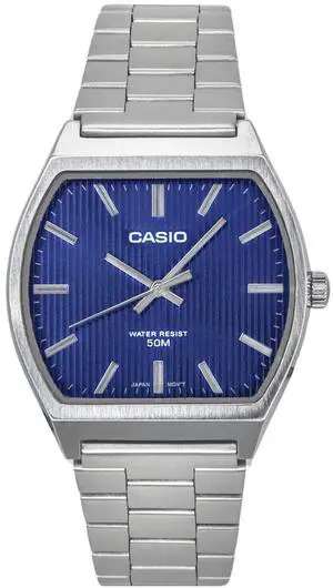 Casio Standard Analog Stainless Steel Blue Dial Quartz MTP-B140D-2A Men's Watch