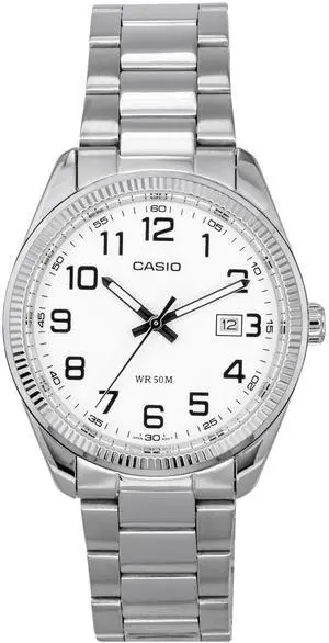 Casio Standard White Dial Dress Quartz Men's Watches MTP-1302D-7B