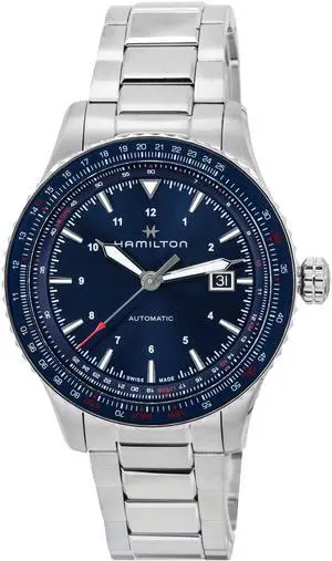 Hamilton Khaki Aviation Converter Blue Dial Automatic H76645140 100M Men's Watch