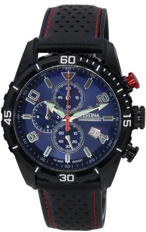 Festina Sport Chronograph Blue Dial Quartz F20519-2 F205192 100M Men's Watch