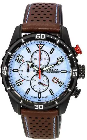 Festina Sport Chronograph Blue Dial Quartz F20519-1 F205191 100M Men's Watch