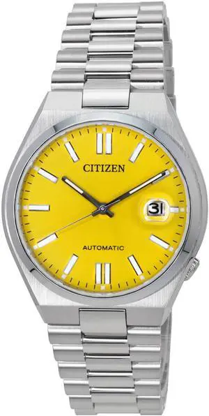 Citizen Tsuyosa Stainless Steel Yellow Dial Automatic NJ0150-81Z Men's Watch