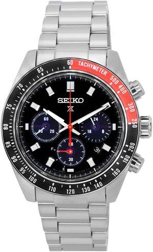 Seiko Prospex Speedtimer Chronograph Black Dial SSC915P1 100M Men's Watch