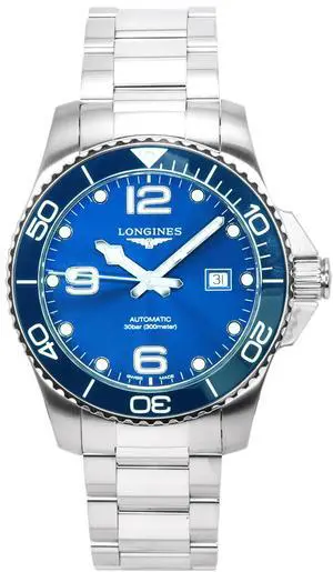 Longines HydroConquest Automatic Diver's L3.782.4.96.6 300M Men's Watch
