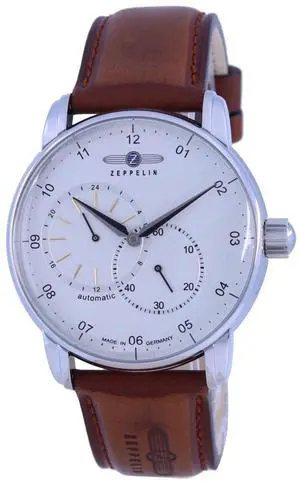 Zeppelin New Captain's Line Leather Strap Automatic 8662-1 86621 Men's Watch