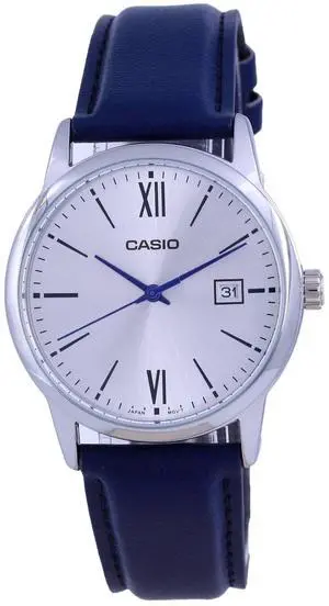 Casio Silver Dial Stainless Steel Analog Quartz MTP-V002L-2B3 Men's Watch
