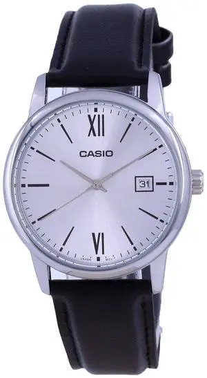 Casio Silver Dial Stainless Steel Analog Dress Quartz Mens Watch MTP-V002L-7B3