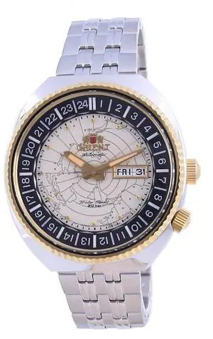Orient World Map Revival Automatic Divers RA-AA0E01S19B 200M Men's Watch