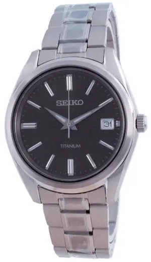 Seiko Discover More Titanium Quartz SUR375 SUR375P1 SUR375P 100M Men's Watch