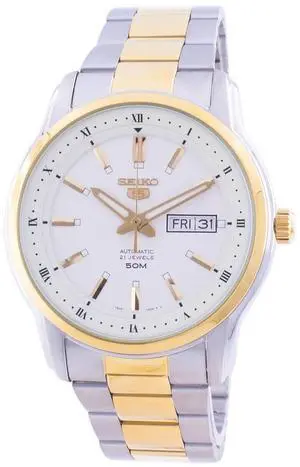 Seiko 5 Automatic White Dial SNKP14 SNKP14K1 SNKP14K Men's Watch