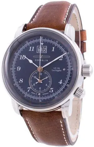 Zeppelin LZ126 Los Angeles 8644-3 86443 Quartz Pulsometer Men's Watch