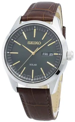 Seiko Conceptual SNE529P SNE529P1 SNE529 Analog Solar Men's Watch