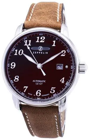 Zeppelin Series LZ127 Graf Automatic Germany Made 8656-3 86563 Men's Watch