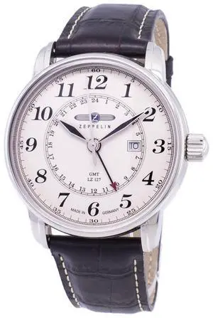 Zeppelin Series LZ127 Graf Germany Made 7642-5 76425 Men's Watch