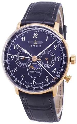 Zeppelin Series LZ 129 Hindenburg Germany Made 7038-3 70383 Men's Watch