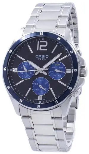 Casio Enticer Analog Quartz MTP-1374D-2AV MTP1374D-2AV Men's Watch Casio Enticer Analog Quartz MTP-1374D-2AV MTP1374D-2AV Men's Watch