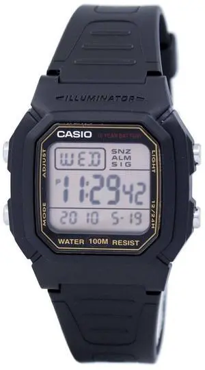 Casio Digital Alarm Illuminator W-800HG-9AVDF W-800HG-9AV Men's Watch